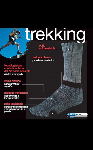 Calcetines coolmax trekking